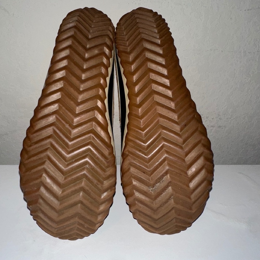 Sorel Out N About Brown Leather‎ Lace Up Ankle Duck Boots Women 8.5 Outdoor - Picture 3 of 9